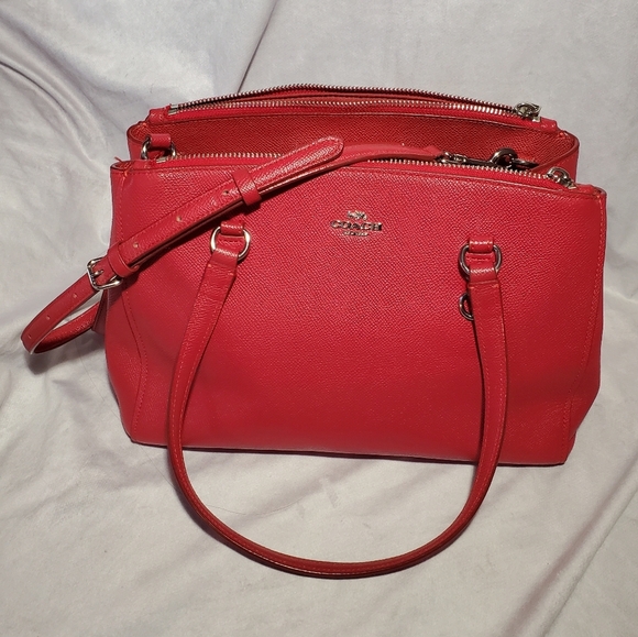 STANTON CARRYALL 29 COACH F37147 in Red - Picture 1 of 15